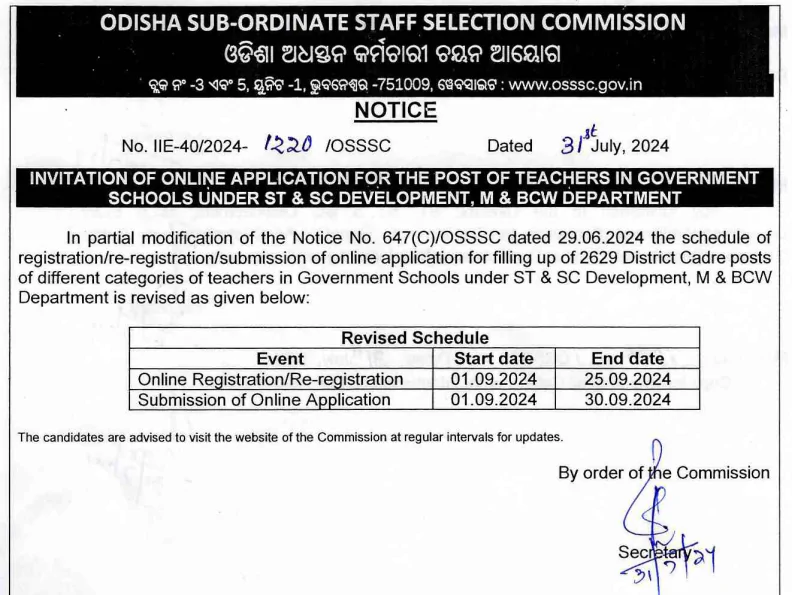 teachers vacancy in odisha